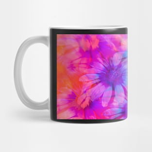 Daisies with a purple/orange gradient Mug